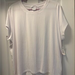 Athleta white With Ease tee